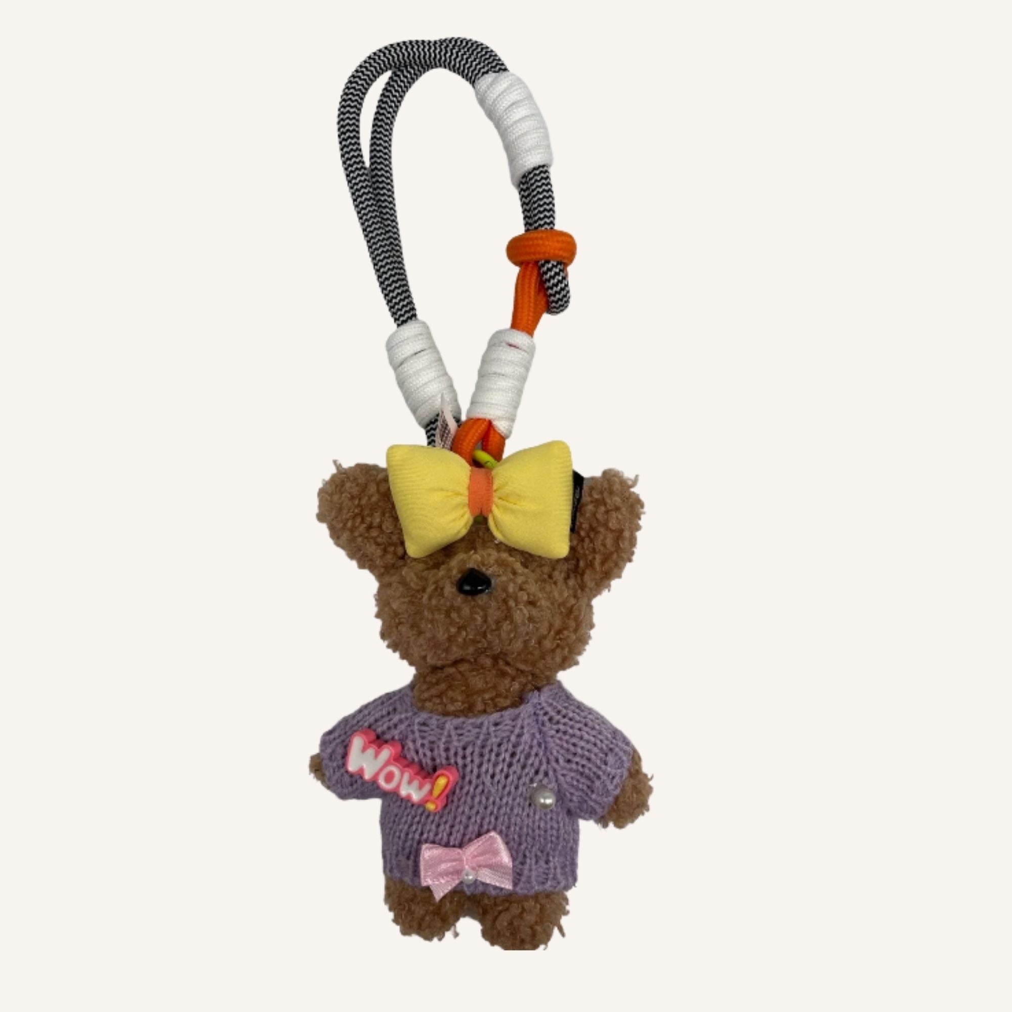 CHARM OSITA JERSEY MORADO Y LAZO