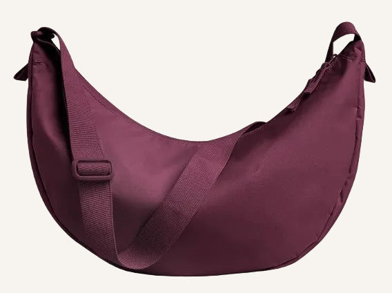 Bolso Hobo grande Got Bag Moon · Granate